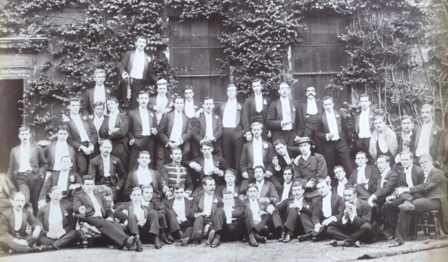 Trinity Ball 1890 RAA back centre